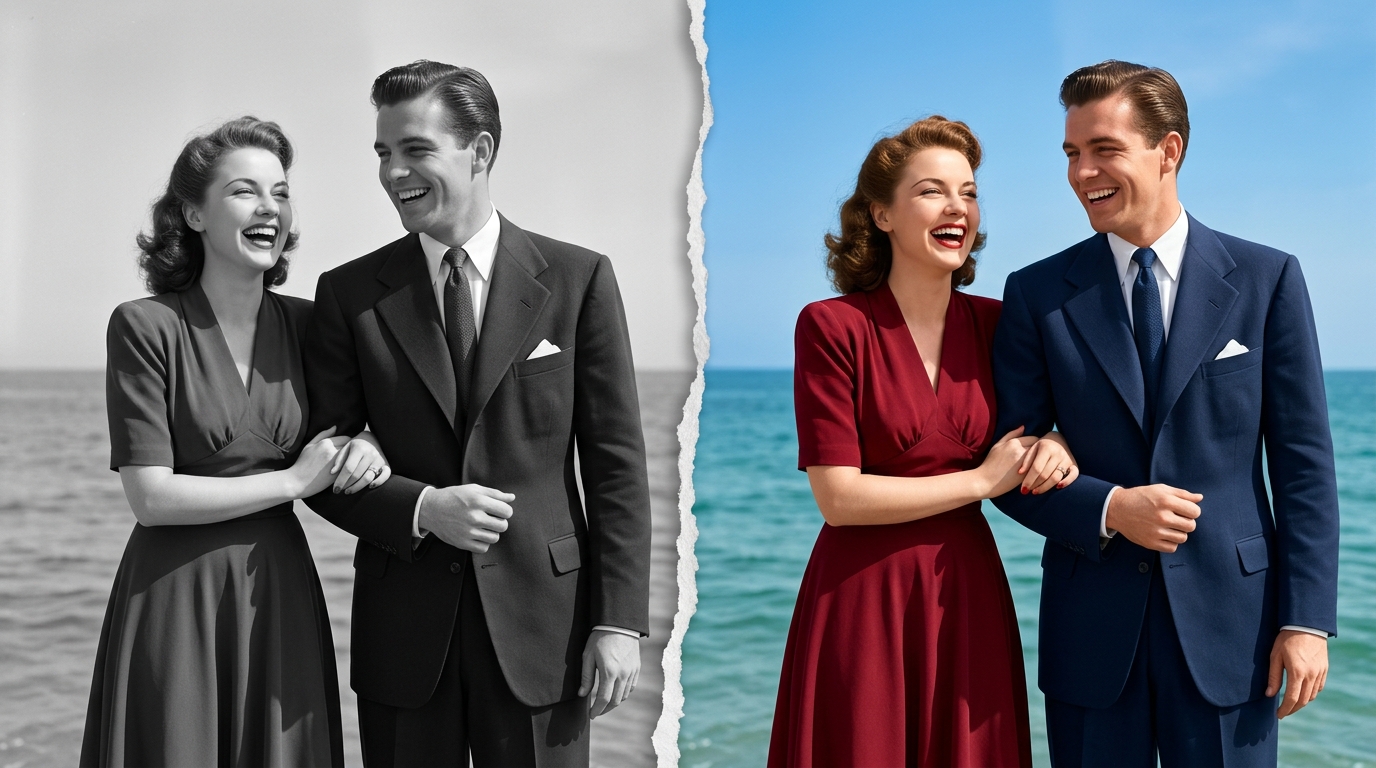 Cinematic AI Photo Colorization app